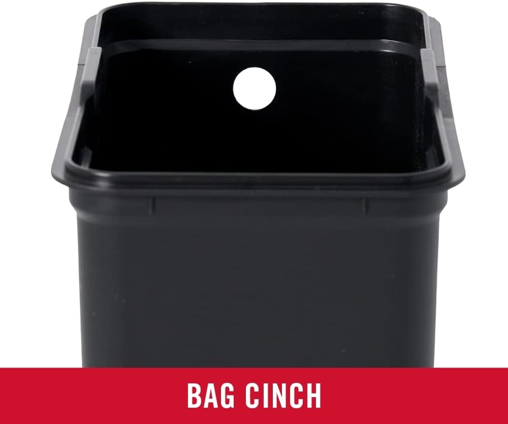 image:imageRubbermaid Stainless Steel Slim StepOn Trash Can 26Gallon Charcoal Wastebasket with Lid for HomeBathroomKitchenSlim StepOn