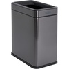 image:imageRubbermaid Stainless Steel Slim StepOn Trash Can 26Gallon Charcoal Wastebasket with Lid for HomeBathroomKitchenOpen Top