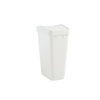image:imageRubbermaid Swing Top Waste Container for Home and Kitchen Easy Access Disposal and Slim Modern Trash Can with Lid 122 Gallon Capacity WhiteWhite